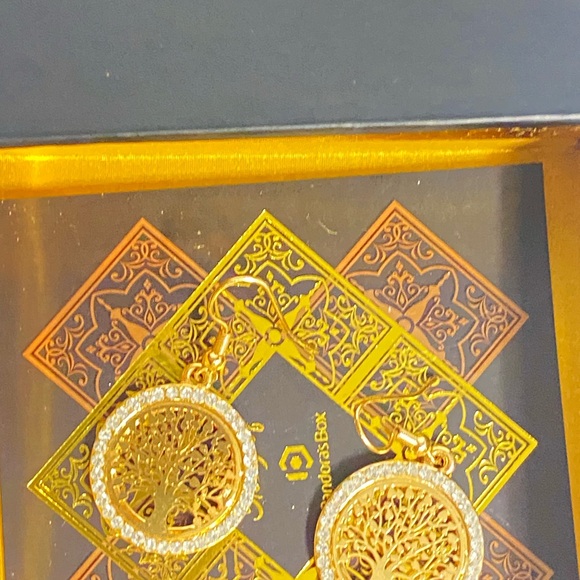 Pandora Gold Tree of Life Necklace Earrings and Bracelets - Picture 5 of 9